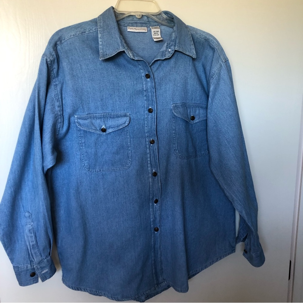 Paris Sport Club blue Denim shirt